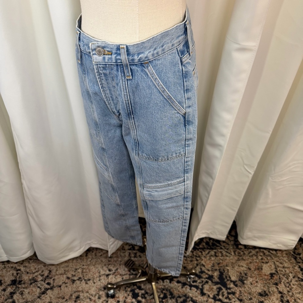 NWT AGOLDE ‘Cooper’ Cargo Jeans in “Rank” Wash Size 24 - Picture 4 of 16